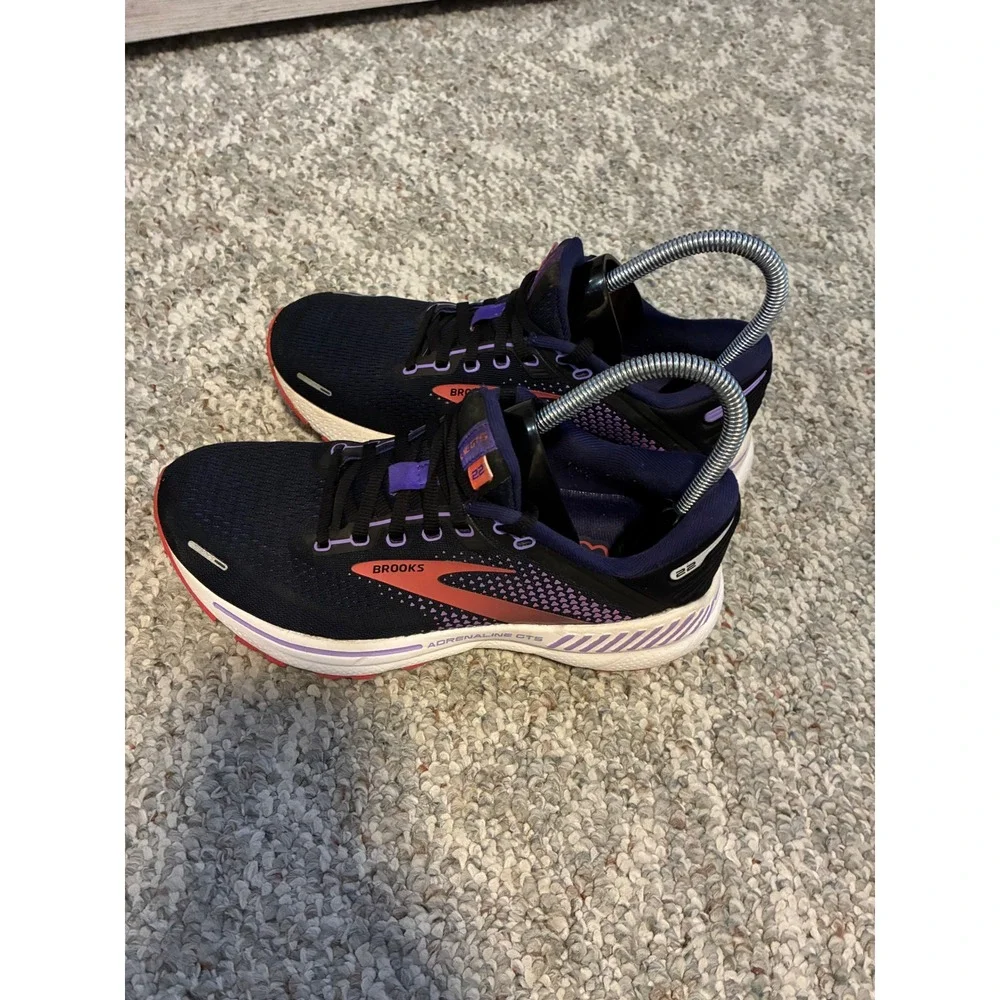 Brooks Women's Navy Purple Coral Running Shoes